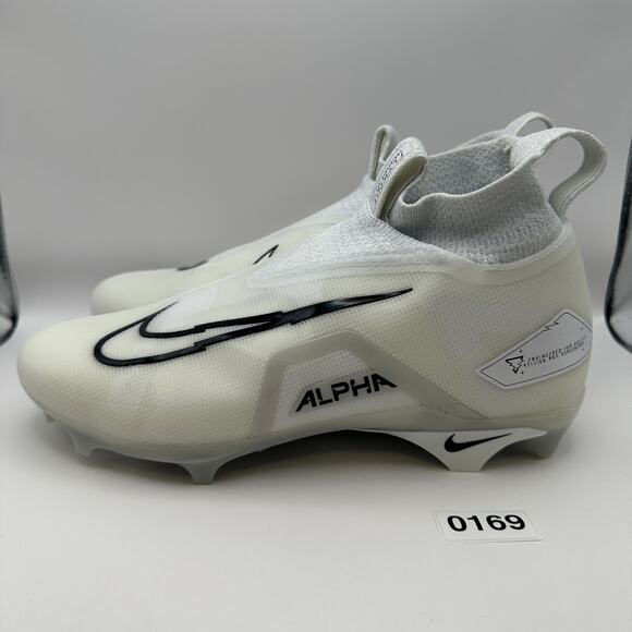 NIKE Men\'s 12.5 Alpha Menace ELITE 3 White Football Cleats DM1792-109 main image 4